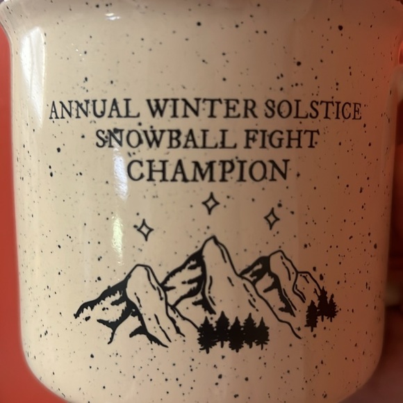 ACOTAR Winter Solstice Champion Mug ceramic annual snowball fight Cassian - Picture 2 of 5